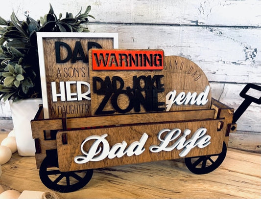 Dad Life Wagon/Tier Tray Interchangeable Set