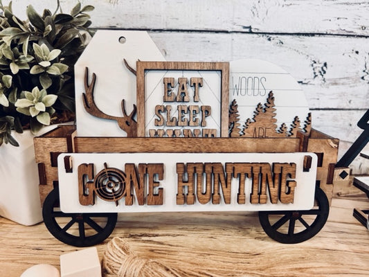 Gone Hunting Wagon/Tier Tray Interchangeable Set