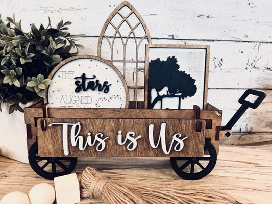 This Is Us Wagon/Tier Tray Interchangeable Set